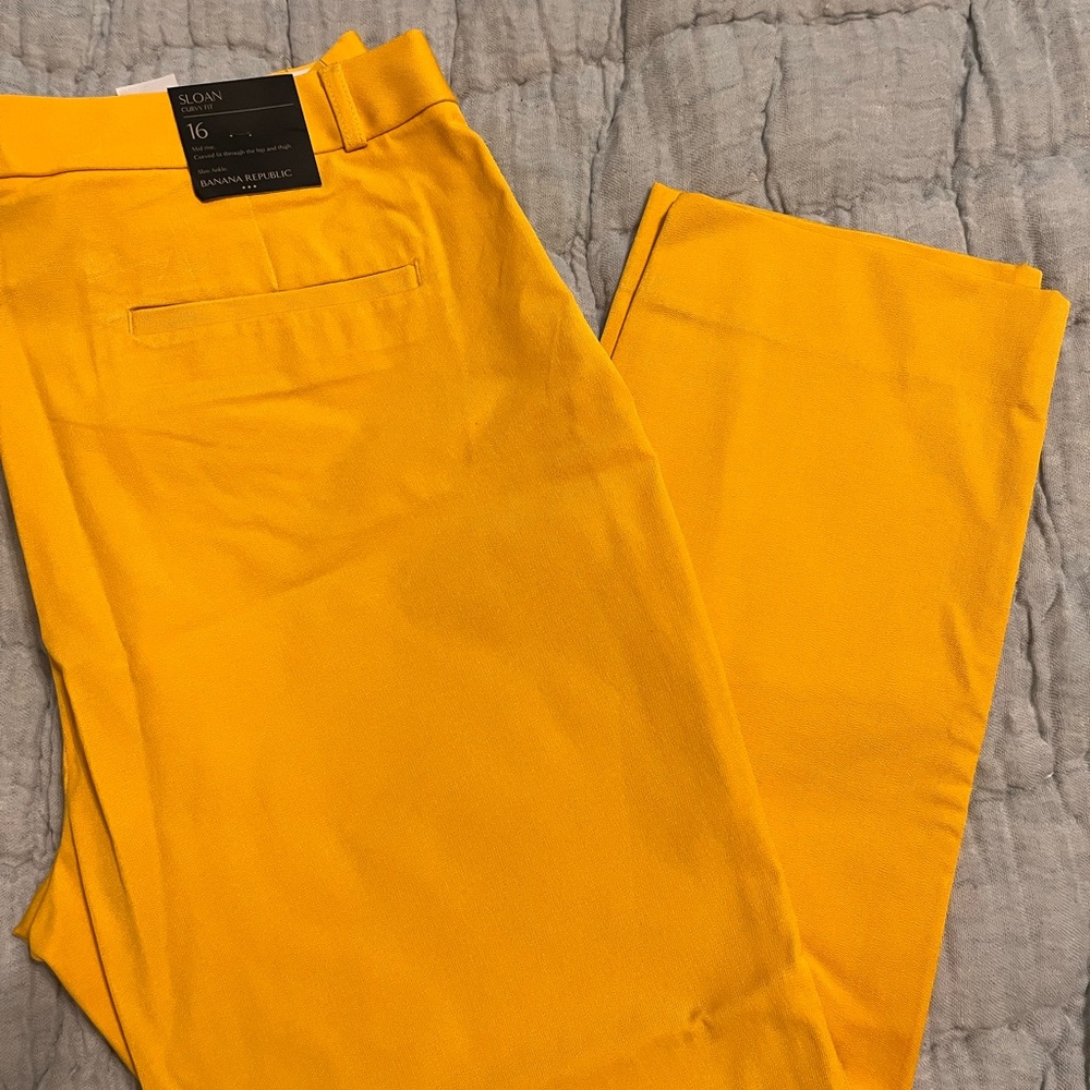 Banana Republic Sloan Curvy Fit pants Size 16